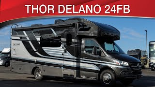 A preview image of the linked video showcasing 2021 Thor Delano 24FB