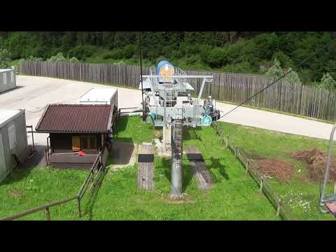 Risalita integrale seggiovia Graffer "Stalimen - Trampolini" - Predazzo (TN) / Chairlift