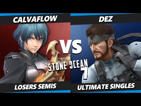 Stone Ocean 7 Losers Semis - Calvaflow (Joker, Byleth) Vs. Dez (Snake) Smash Ultimate - SSBU