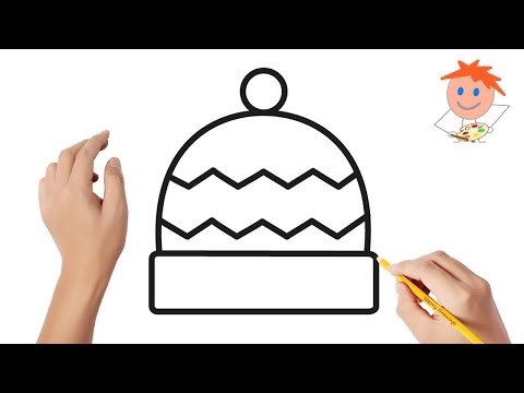 2nd YouTube video about how to draw a beanie