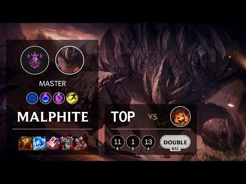 Malphite Top vs Gnar - EUW Master Patch 11.12