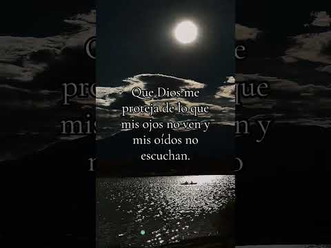 Protégeme señor mi Dios.