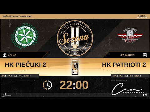 2022 03 27 Piečuki 2 - Patrioti 2