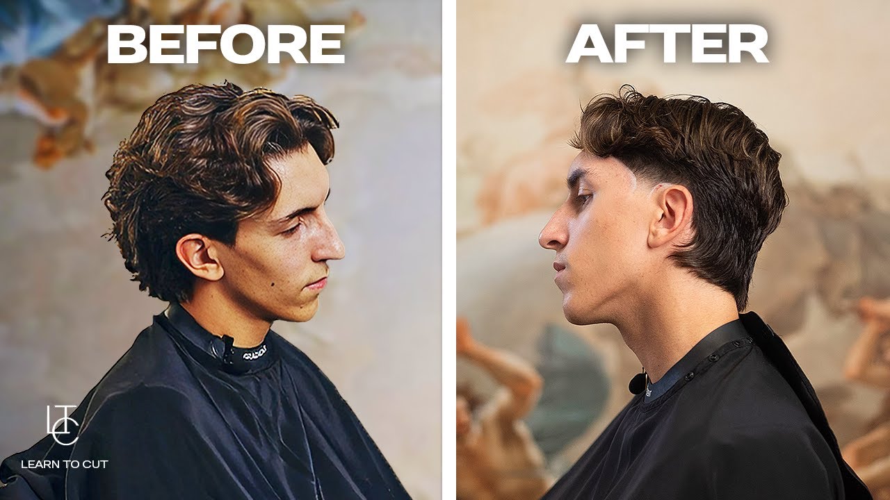 Do this to get Middle Part hairstyle in 2025 (Easy Barber Tutorial)