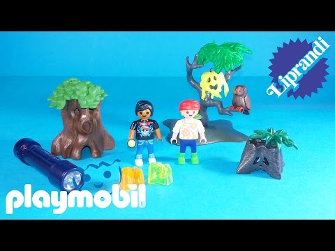 PLAYMOBIL SUMMER FUN - 6891 NIGHT WALK WITH UV LIGHT REVIEW (eng)