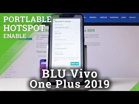 How to Create Hotspot in BLU Vivo 2019 One Plus – Share Internet