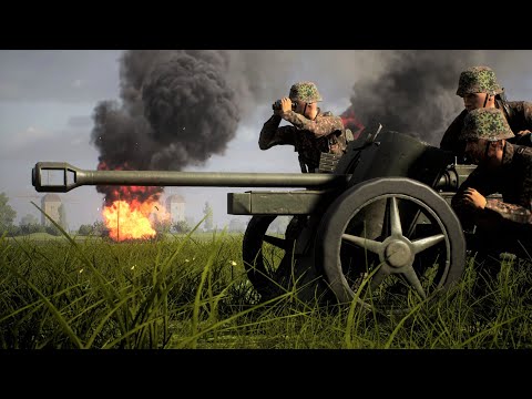 Post Scriptum Intense Waffen SS Anti-Tank Battle - 4K