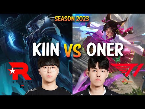 KT Kiin vs T1 Oner - Kiin LISSANDRA vs Oner AHRI Mid - Patch 13.16 KR Ranked