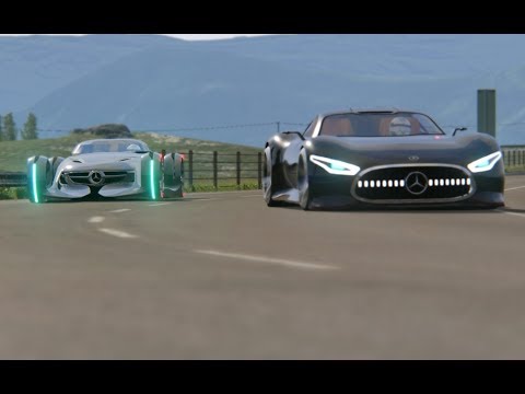 Battle Mercerdes-Benz Vision GT vs Mercedes-Benz Silver Arrow at Highlands