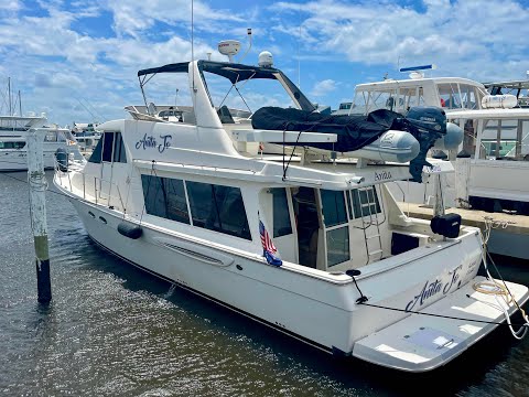 2004 Meridian 490 Pilothouse Anita Jo Video