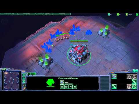 mass marine vs insane zerg