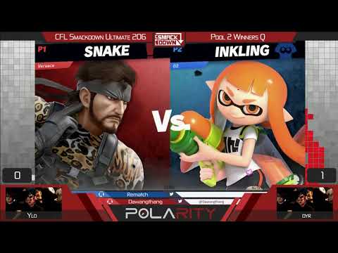 CFL Smackdown 206 Ultimate - YLD (Snake) vs Dyr (Inkling) - Pools