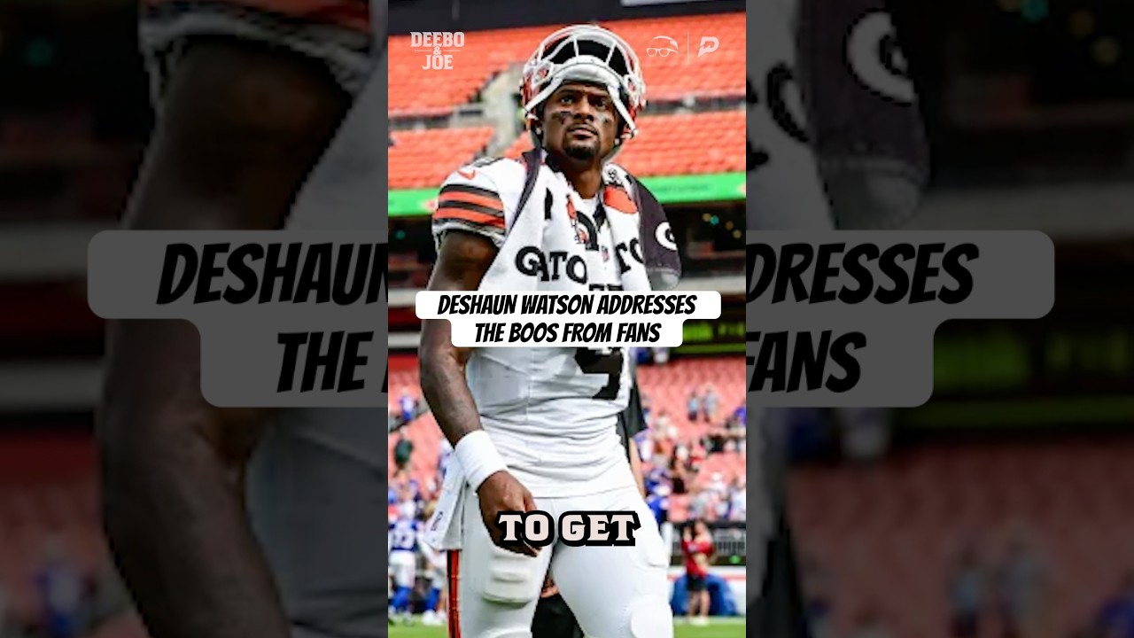 #DeeboAndJoe SOUND OFF on #DeshaunWatson addressing #Browns fans about the boos 👀