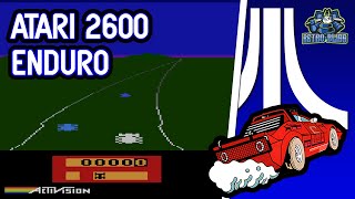 ENDURO for the ATARI 2600! 4 Menacing Driving Conditions!
