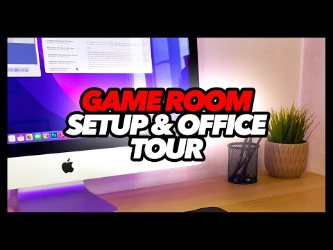 Game Room Setup & Office Tour