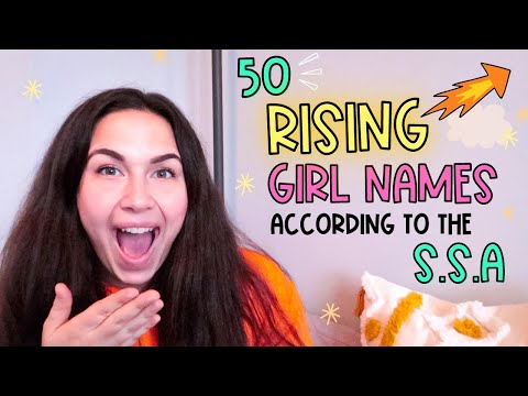50 BABY NAMES For GIRLS That Are BOOMIN POPULARITY 2020-2021 | SSA Baby Names TRENDING For Girls!