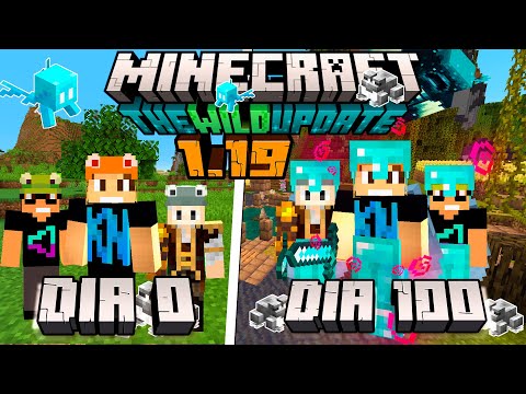 SOBREVIVI 100 DIAS MINECRAFT SURVIVAL 1.19 EM TRIO - O FILME @Lokolow @helliiot