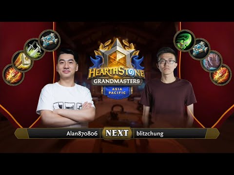 Alan870806 vs blitzchung | 2021 Hearthstone Grandmasters Asia-Pacific | Top 8 | Season 1 | Week 2