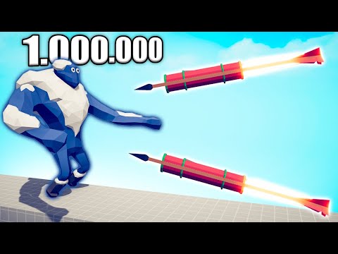 1.000.000 DAMAGE FIREWORK vs UNITS - TABS | Totally Accurate Battle Simulator 2025