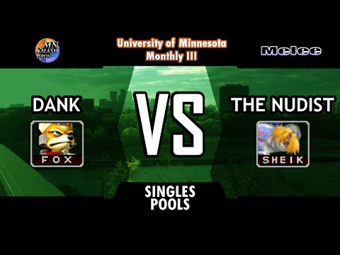 UoM-M3: Melee Pools - Dank (Fox) vs. The Nudist (Sheik)