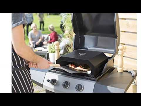 La Hacienda Firebox BBQ Pizza Oven, Black
