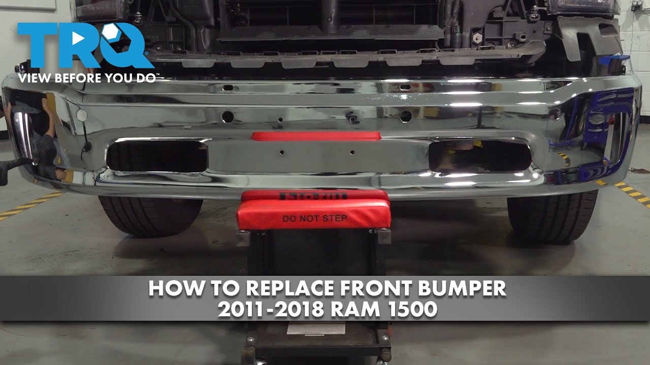 Watch video How to Replace Front Bumper 2011-2018 Dodge Ram 1500 Now How to Replace Front Bumper 2011-2018 Dodge Ram 1500