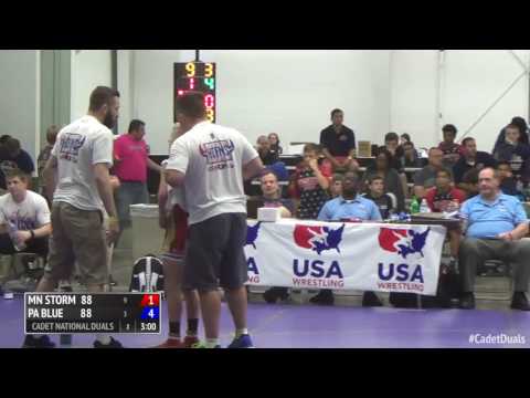 88 lbs. Final - Paxton Creese, MN Storm vs. Chris Kim, PA Blue