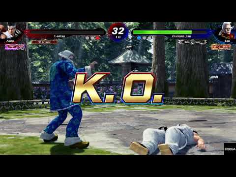 VF5es t-entan(Akira) vs charisma_lau(Lau)