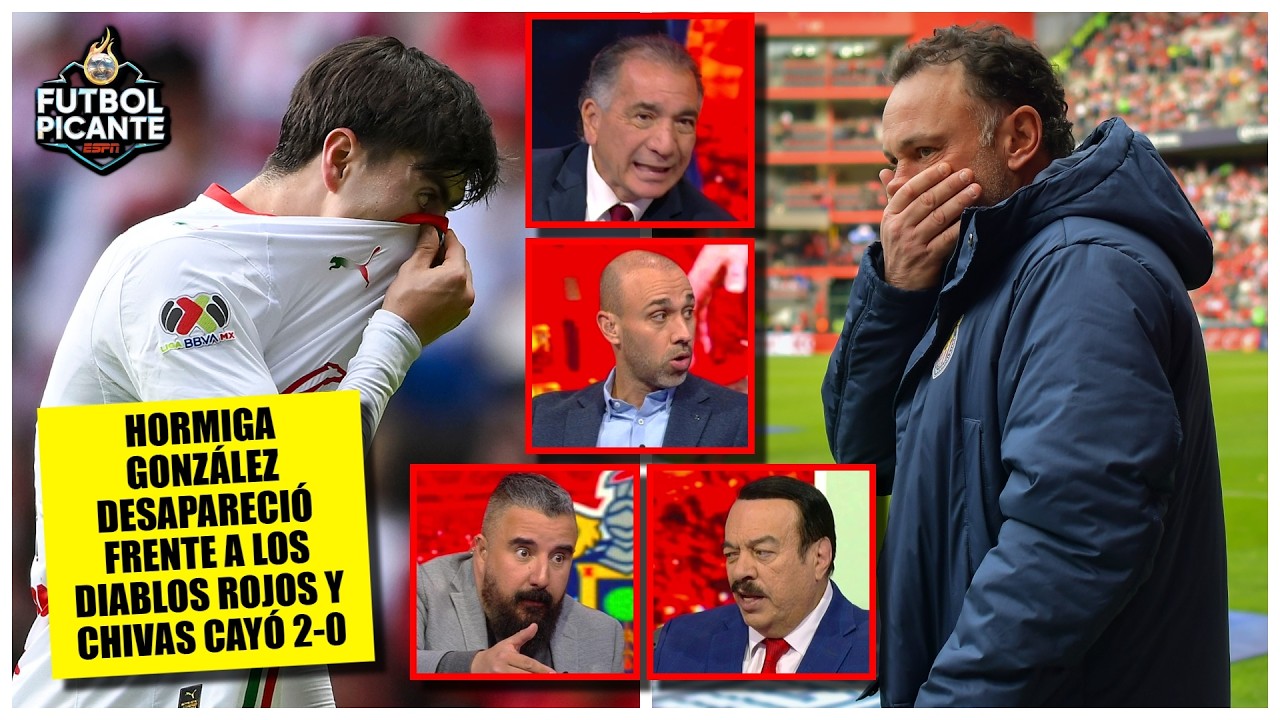 CHIVAS perdió LIDERATO y a ROMO en la dura derrota ante TOLUCA ¿Golpe de realidad? | Futbol Picante