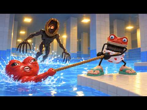 NÃO DEIXE O MONSTRO DA PISCINA TE PEGAR !!!