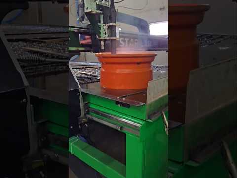 Cutting out a wheel center