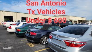 vehicles Under $ 600 At The Sale San Antonio Texas