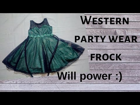 Will Power Party Wear Frock Drafting and Stitching Video