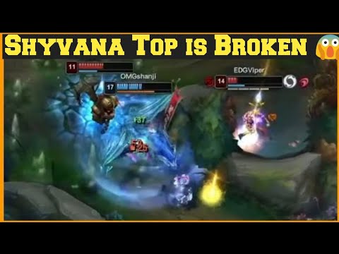 Shyvana Tank Top is Broken.| Lpl Highlights | Lol Highlights