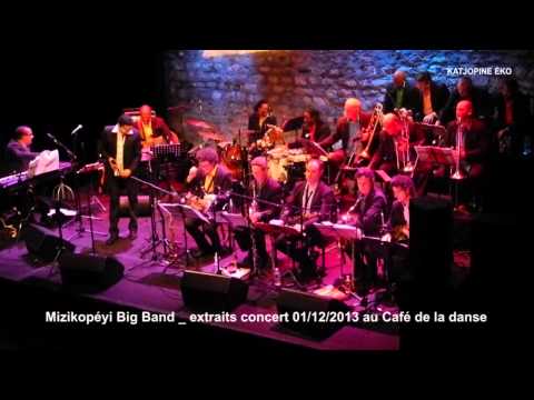 Mizikopéyi Big Band au Café de la danse,décembre 2013