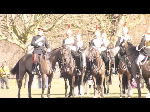 Major Generals Review rehearsal of the Household Cavalry Mounted Regiment