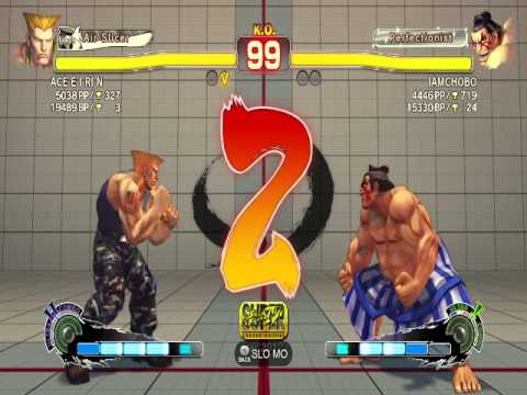 SSFIVAE:  Guile (ACE E I RI N) vs. E.Honda (IAMCHOBO)   HD