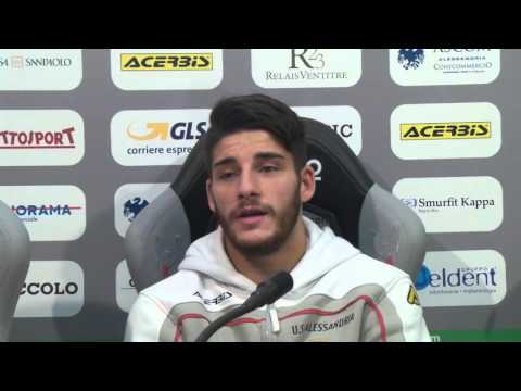 Giuseppe Picone al termine di Alessandria-Pavia