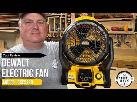 Dewalt Electric Cordless Fan - Model DCE512B - My Honest Review