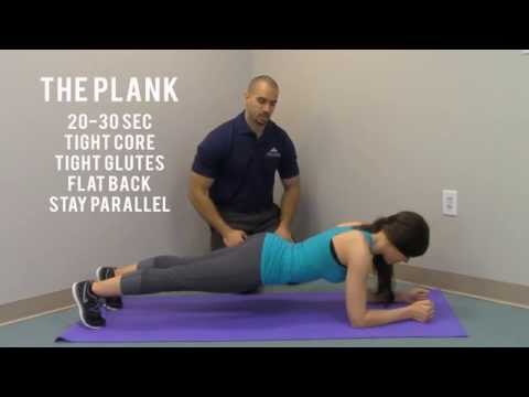 Keith Clinic - Stability Exercise #6  -  The Plank