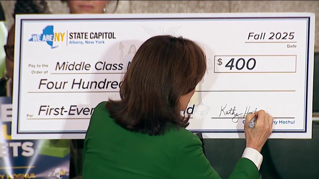 REFUND CHECKS FOR INFLATION? Some New Yorkers will get them, Gov. Hochul announced | NBC New York