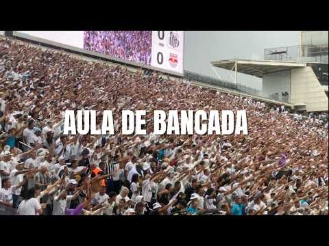 TORCIDA DO SANTOS DANDO UMA AULA DE ARQUIBANCADA NA NEO QUIMICA ARENA (ARENA CORINTHIANS)