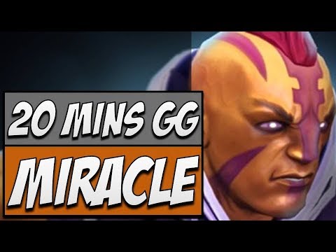 Miracle Dota - Antimage 20 mins GG | Road to Dota 2 2018 ROAD TO TI11