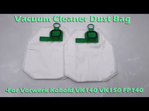 Replacement Vacuum Cleaner Dust Filter Bags Compatible With Vorwerk Kobold VK140 VK150 FP140