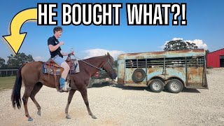 He Bought a HORSE!! Ranch Life Adventures & Getting Ready for Deer Season 2025