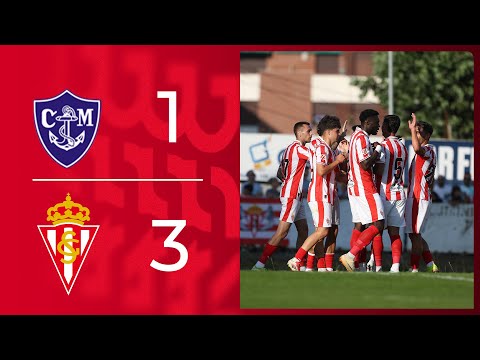 Resumen del Club Marino de Luanco-Real Sporting (1-3)