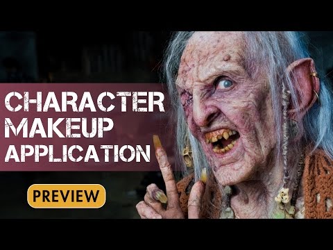 Character Makeup - Multi-Piece Prosthetic Application - PREVIEW