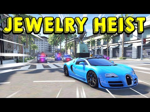 Robbing a JEWELRY STORE in GTA 5 RP