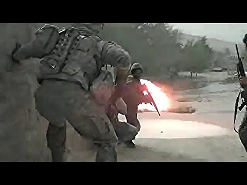 Afghanistan Helmet Cam - US Army Soldiers In Heavy Urban Firefight With Taliban