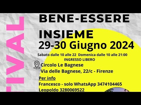 Aspettando Bene-Essere Insieme Festival 2024